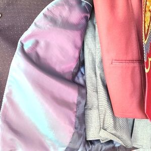 2 and 3 piece suits complete with shirts, ties, and pocket squares most with tag